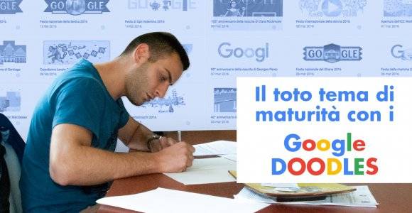 Il toto tema di maturità con i Google Doodles