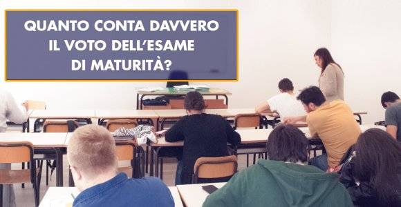 Quanto conta davvero il voto dell’esame di maturità